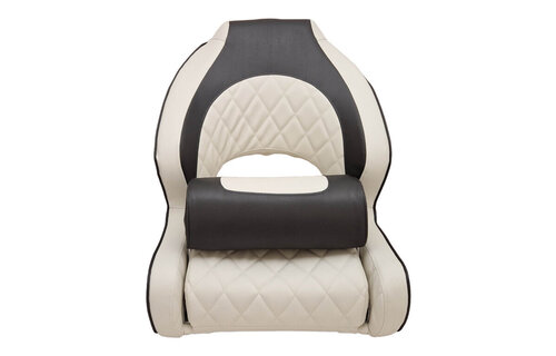 Bootstoel Diamond Moon wit/antraciet