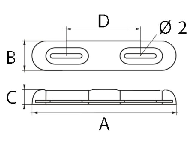 Anodes schroefbaar magnesium