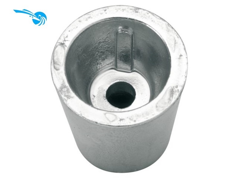 Schroefas anode zink conisch