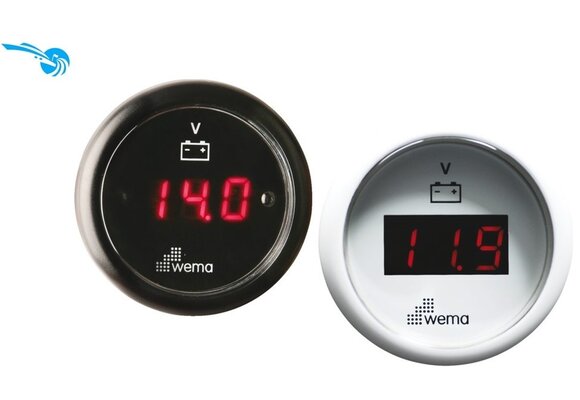 Voltmeter digitaal | 12/24 volt