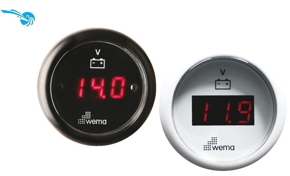 Voltmeter digitaal | 12/24 volt