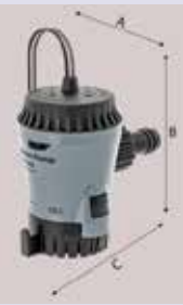 Catridge bilgepomp | 800 GHP - 12V