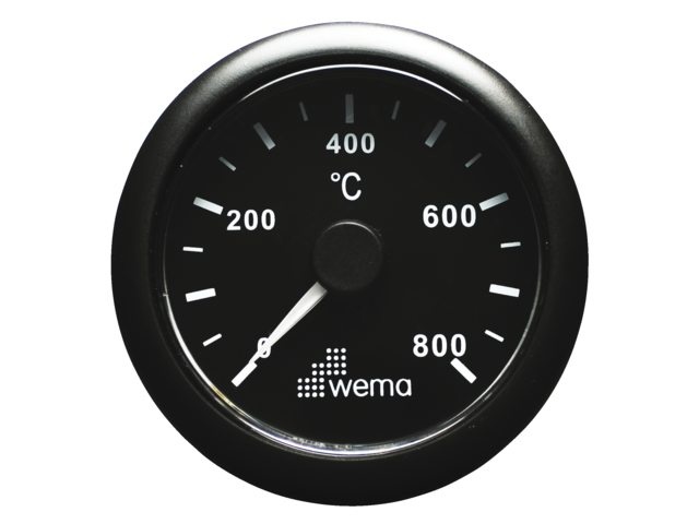 Uitlaat temperatuurmeter