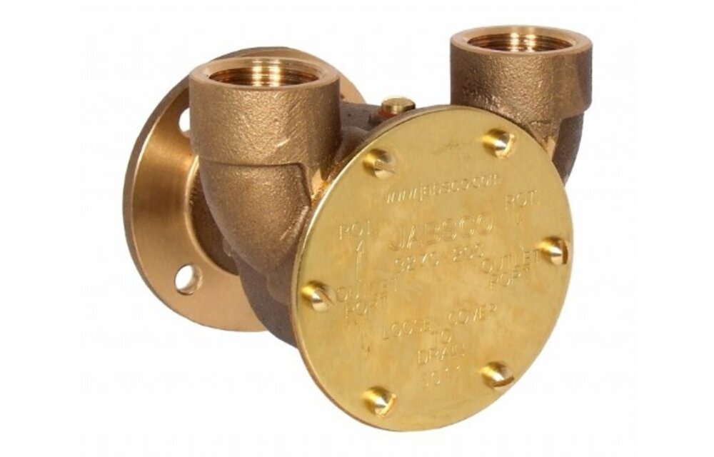 2e kans NIEUW zonder verpakking ;Jabsco Koelwaterpomp 3/4" inw. Motor flensaansluiting (3270-200)