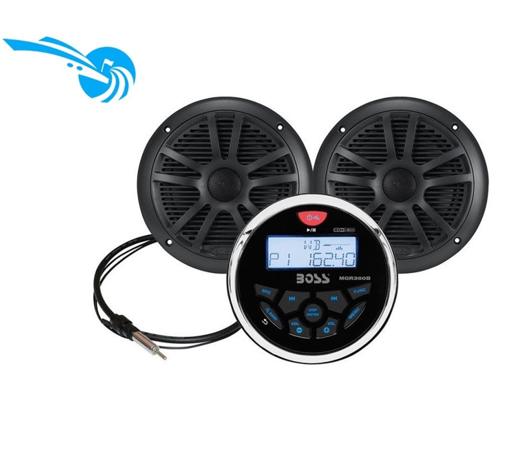 Boss MCKGB350 radio SET | Zwarte speakers