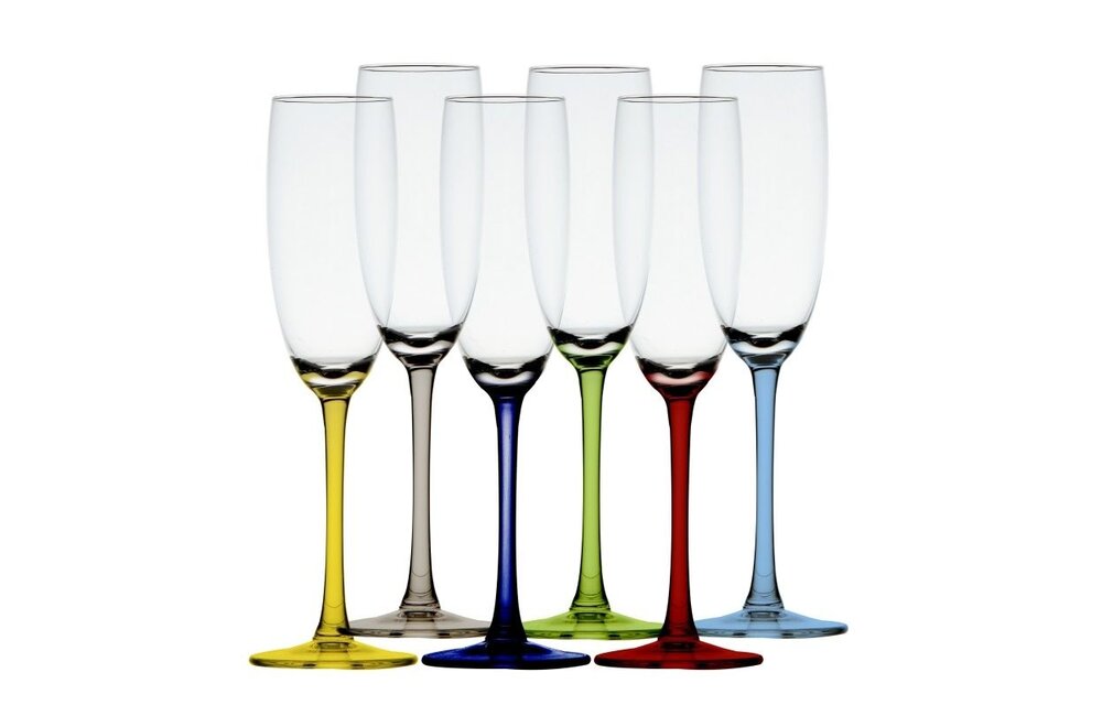 Party Set Champagneglazen Multicolour - Ecozen