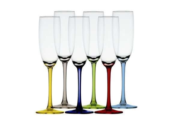 Party Set Champagneglazen Multicolour - Ecozen