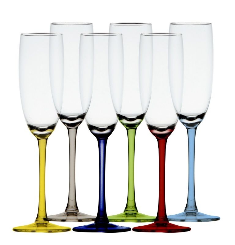 Party Set Champagneglazen Multicolour - Ecozen