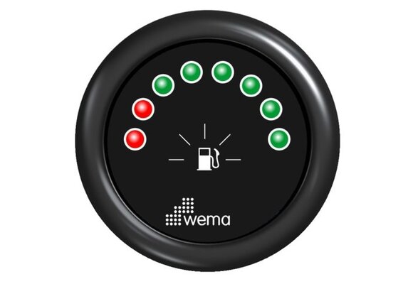 Wema - Tankmeter voor Brandstof 8 LED