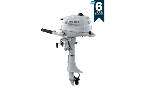 Suzuki buitenboordmotor 6pk - DF6A - Kortstaart - Wit