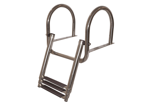 Prince Telescopische zwemtrap voor zwemplateau; 3+1 ovale treden