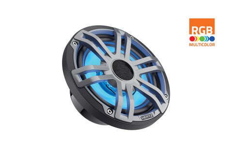 Hertz - HEX 6.5 S-LD-G - 6.5" Marine Sport coax speakers | Grijs (RGB led), set van 2