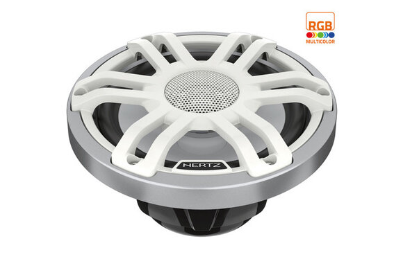 Hertz - HMX 6.5 S-LD-SW-6.5" Marine Sport high performance coax speakers | Wit (RGB led), set van 2