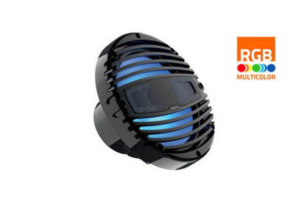 Hertz - HMX 8-LD-TC- 8" Marine high performance coax speakers | Zwart (RGB led), set van 2