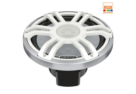 Hertz - HMX 8 S-LD-SW-8" Marine Sport high performance coax speakers | Wit (RGB led), set van 2