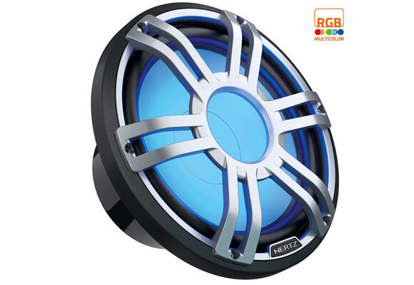 Hertz - HMS 10 S-LD-G - 10" Marine Sport subwoofer 4 Ohm | Grijs (RGB led)