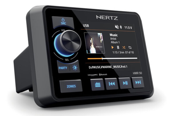Hertz - HMR 50 - FM/USB/BT 4x50 Watt, 3 zones