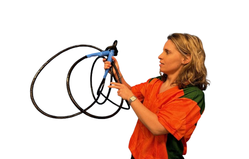 Geplastificeerde Anti-Diefstal-Kabel met slot - L=5m