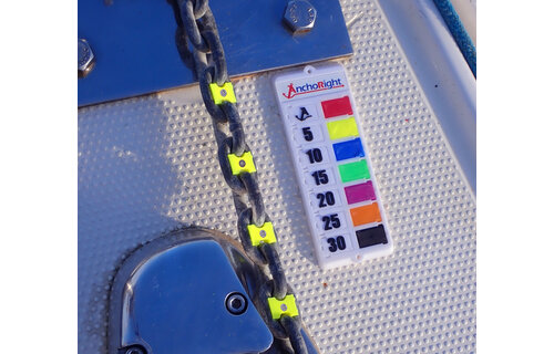 Anchoright - Ankerkettingmarkeringen 10 mm - 6 kleuren