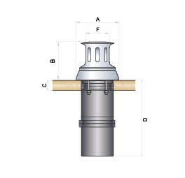 Ankerlier Verticaal model Capstan Izmir (zonder verhaalkop)