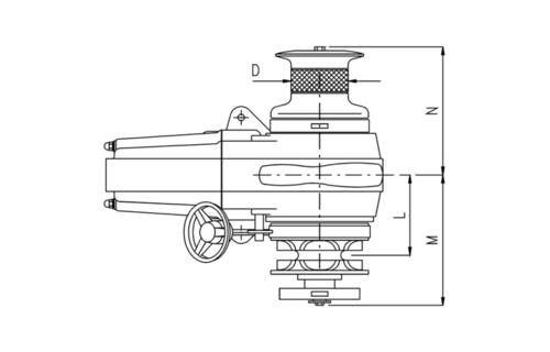 Lofrans - Horizontale ankerlier "Falkon"