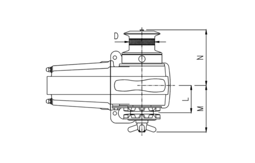 Lofrans - Horizontale ankerlier "Tigres"