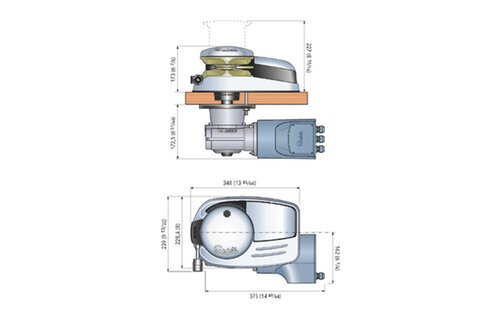 Quick - Verticale ankerlier "Dave" kaapstander