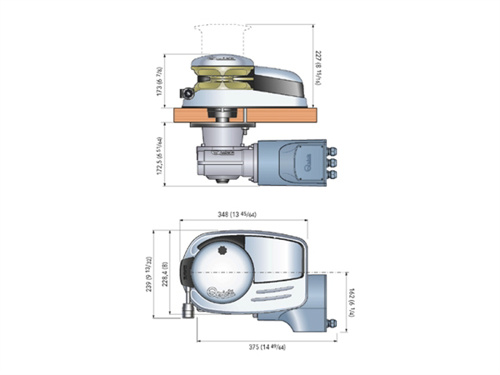 Quick - Verticale ankerlier "Dave" kaapstander