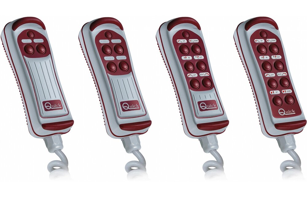 Quick - Handheld afstandsbediening met LED - 5-polig