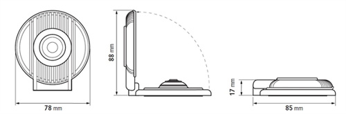 Quick - Voetschakelaar voor ankerlier (zwart)