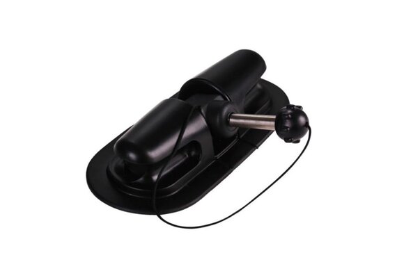 Plakhouder met roeidol Greenline | Zwart