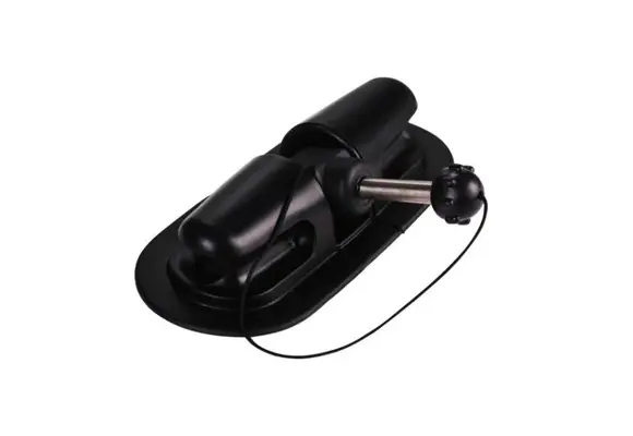 Plakhouder met roeidol Superlight | Zwart