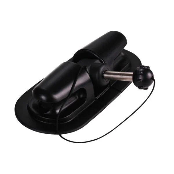 Plakhouder met roeidol Superlight | Zwart