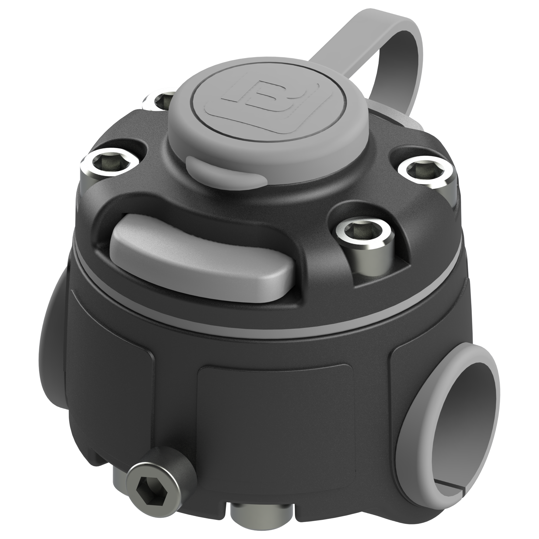 Borika - Montage voet voor railingmontage Ø 22/25 mm