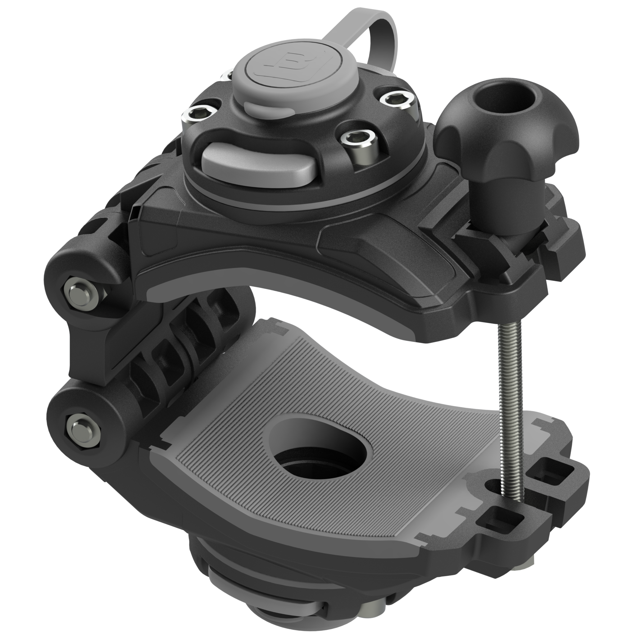 Borika - Montage voet dubbel klemmontage