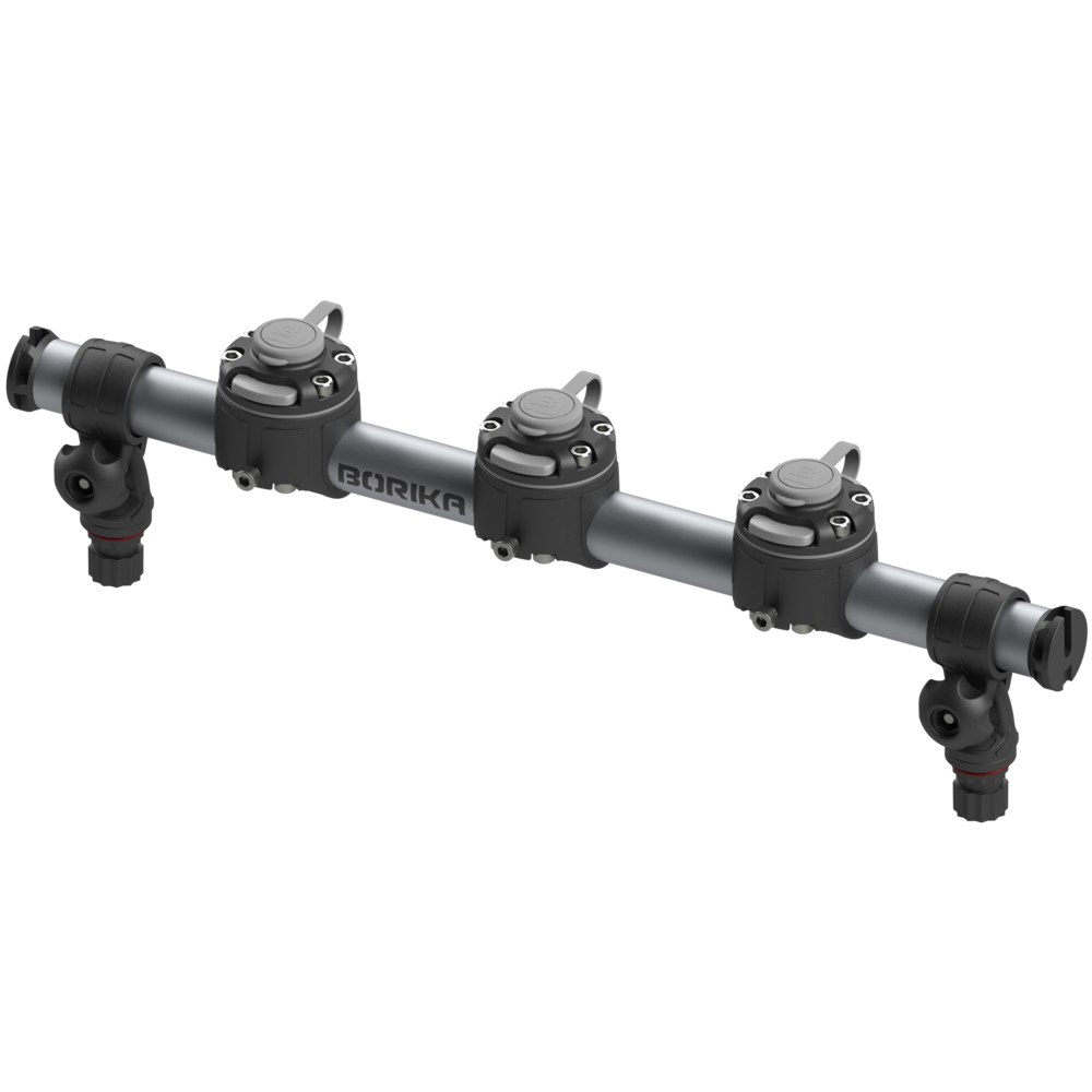 ronde rail met 3 montage voeten 500mm