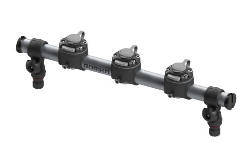 Borika - Ronde rail met 3 montage voeten 500mm