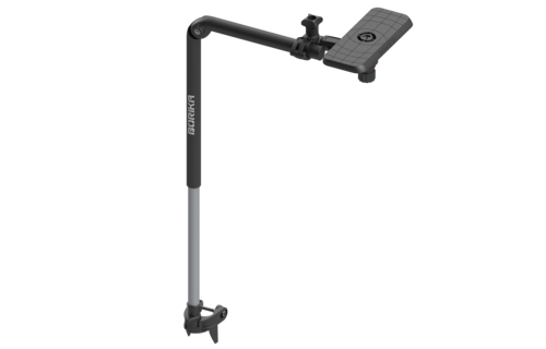 Borika - Telescopische transducer steun met schermhouder 7" tot 9" voor zijmontage