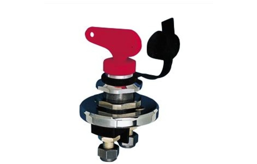 Allpa Hoofdschakelaar, messing-verchroomd 140A continu