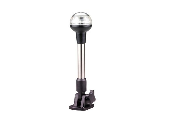Allpa LED Rondschijnend toplicht  12V  360º  LED 12x 5Ø  zwart kunststof huis met heldere lens