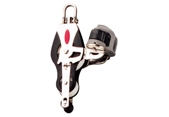 Ronstan Vioolblok met universele sluiting hondsvot en schootklem