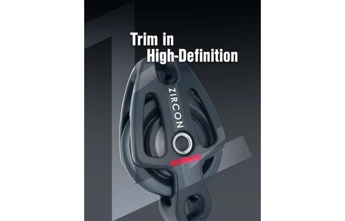 Harken 40mm Zircon 2-schijfsblok met hondsvot