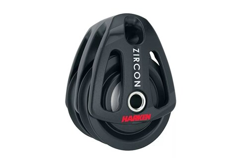 Harken 57mm Zircon 2-schijfsblok met hondsvot