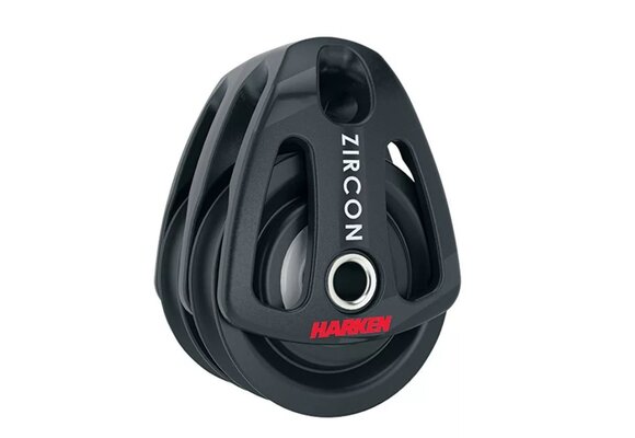 Harken 57mm Zircon 2-schijfsblok met hondsvot