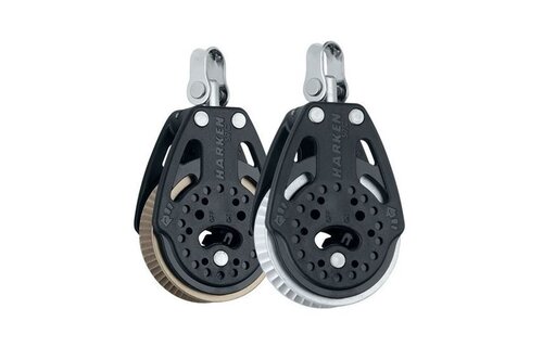 Harken Power ratchet 57C 1-schijfs ratelblok 1.5x en 2x grip (set van 2)