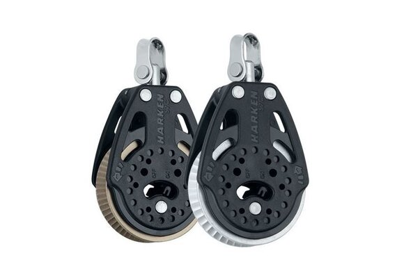 Harken Power ratchet 57C 1-schijfs ratelblok 1.5x en 2x grip (set van 2)