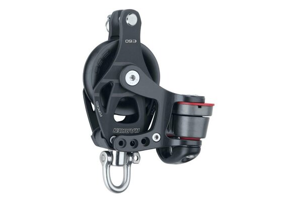 Harken Element 1-schijfsblok met hondsvot en klem