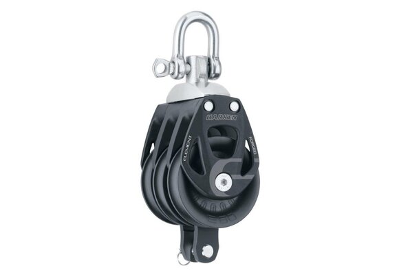 Harken Element 3-schijfsblok met hondsvot