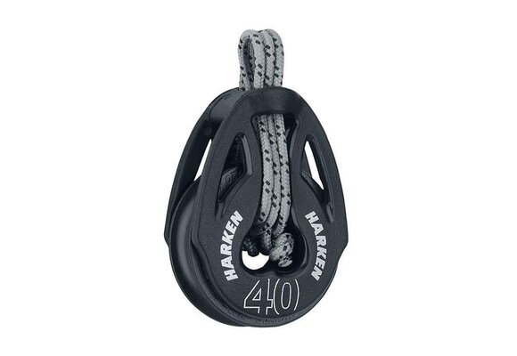 Harken Soft-attach Ø40 mm T2 1-schijfsblok