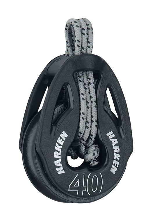 Harken Soft-attach Ø40 mm T2 1-schijfsblok